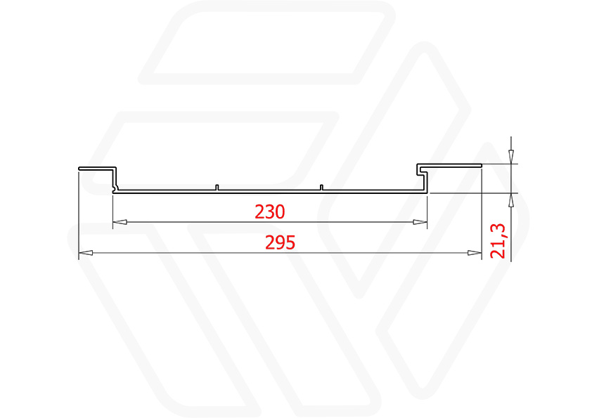 АФК ЛИДЕР Алюминиевая панель RWP 250H